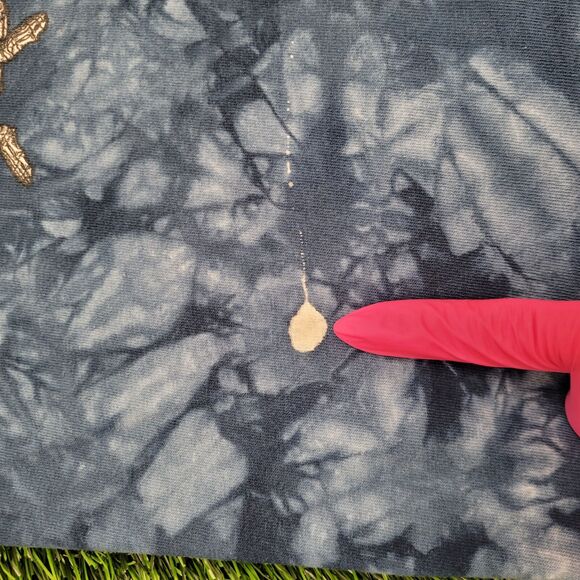 Skelton Skull Rocker Shirt Womens Large 21x26 Blue - Picture 10 of 13